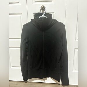 Lululemon black high collar hoodie